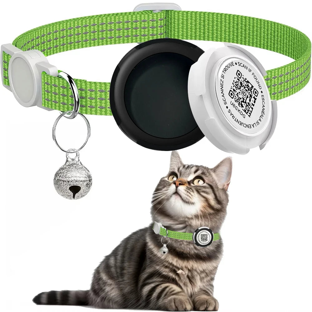 DualGuard™ AirTag & QR ID Cat Collar