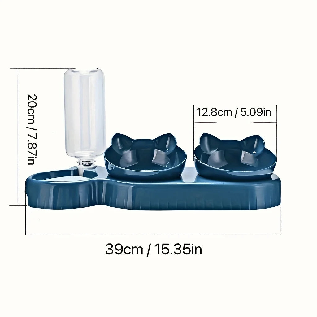 AquaNest™ 3-in-1 Pet Feeding Station