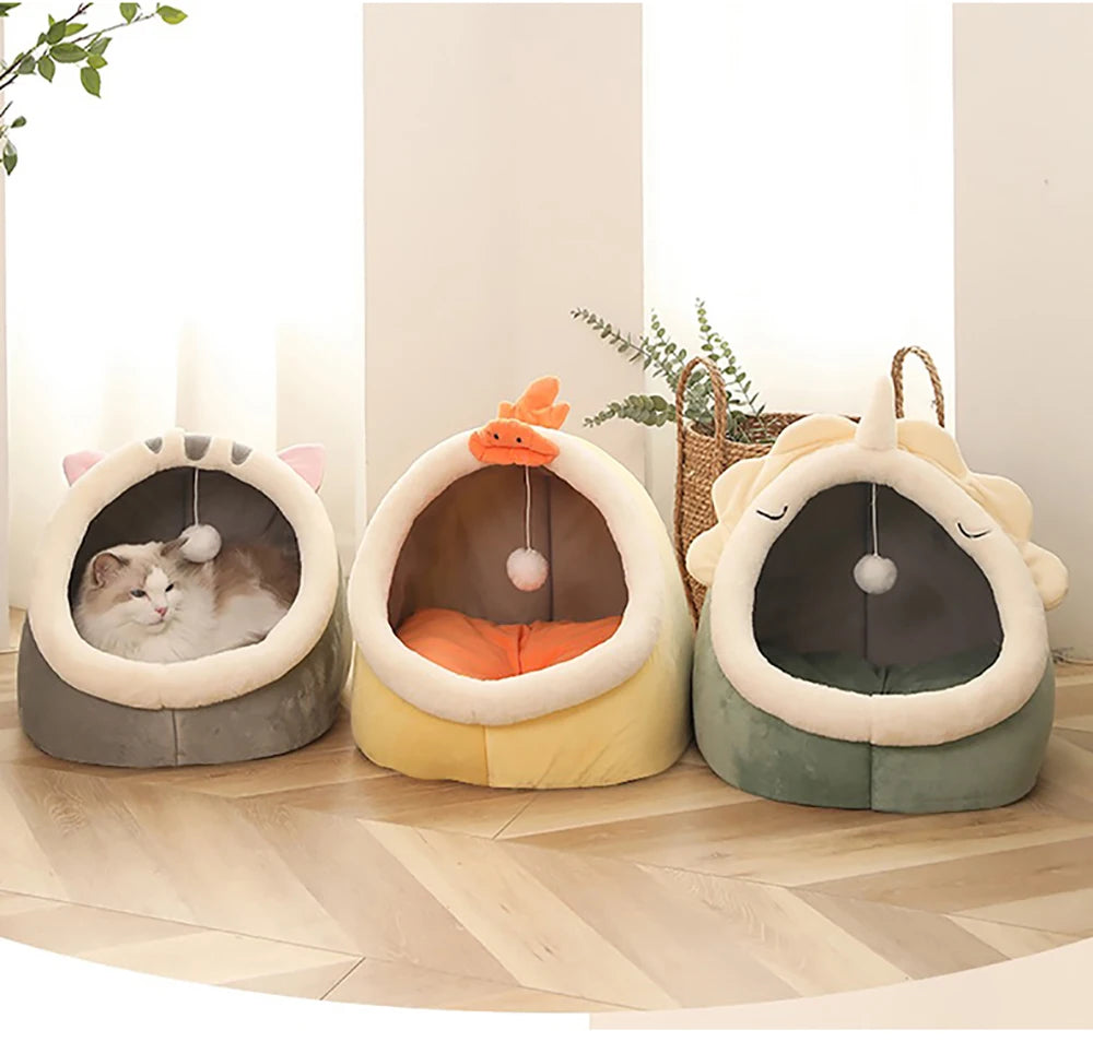 CozyNest™ Cat Cave Bed