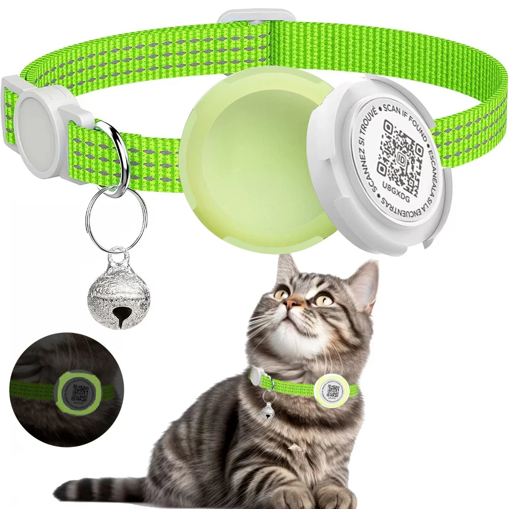 DualGuard™ AirTag & QR ID Cat Collar