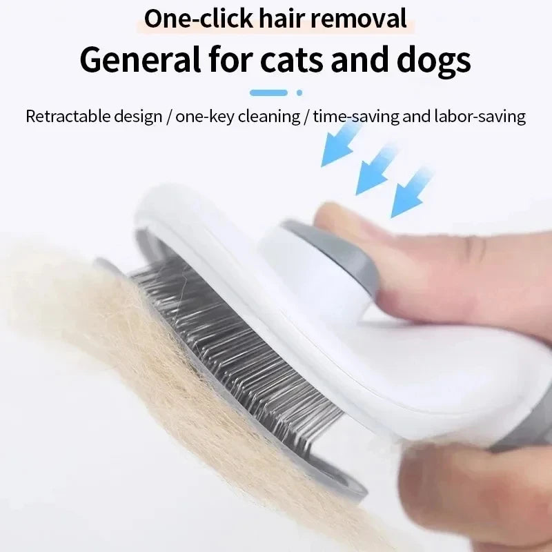 ShedEase™ Self-Cleaning Pet Brush