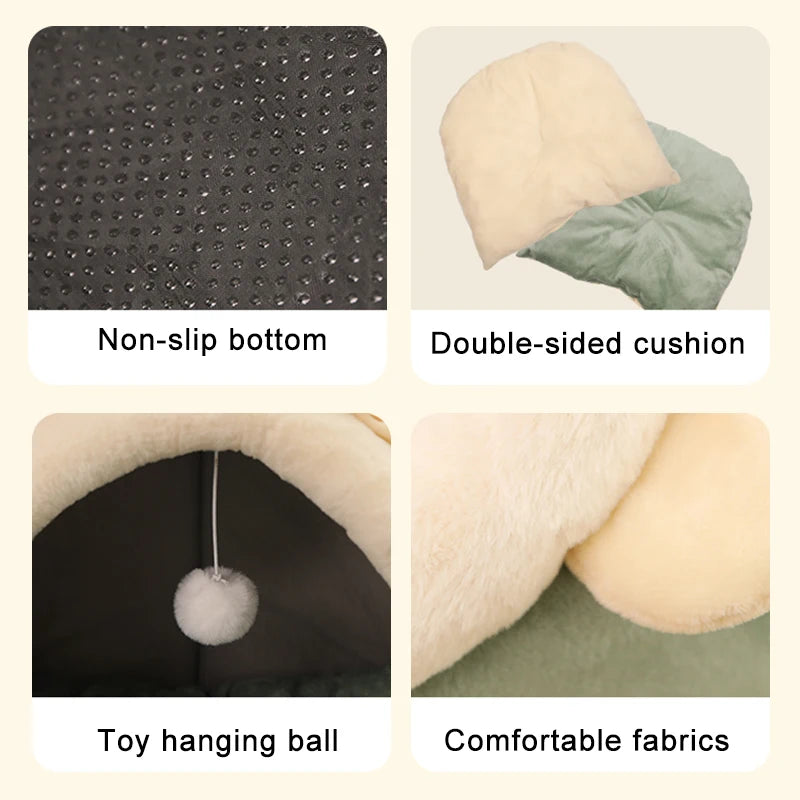 CozyNest™ Cat Cave Bed