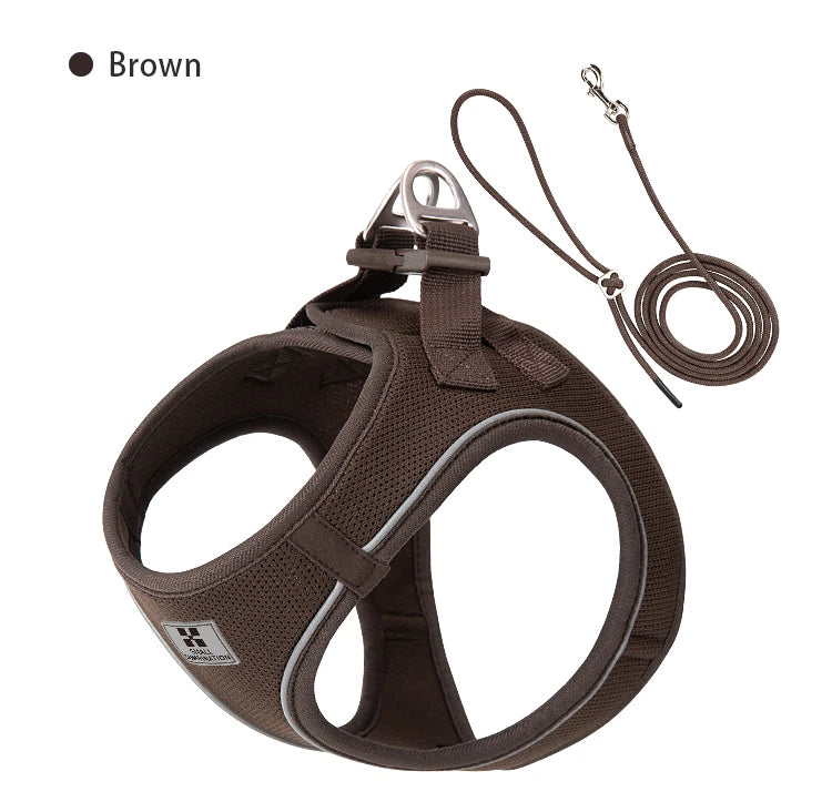 SoftStep™ Reflective Dog Harness & Leash Set