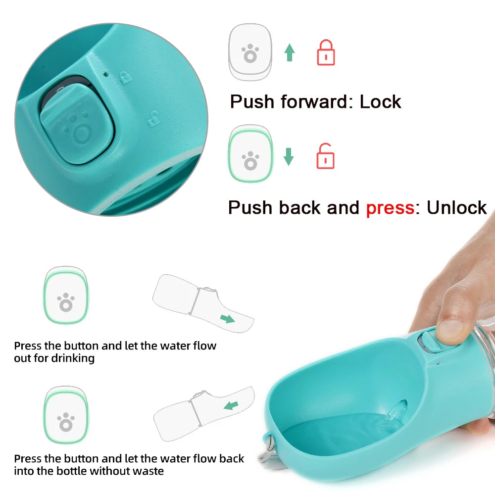 AquaGo™ Portable Pet Water Bottle