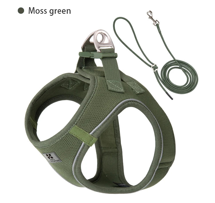 SoftStep™ Reflective Dog Harness & Leash Set