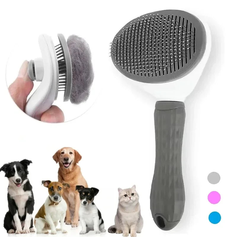 ShedEase™ Self-Cleaning Pet Brush