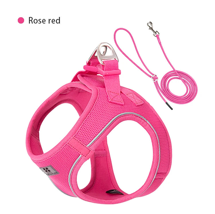 SoftStep™ Reflective Dog Harness & Leash Set