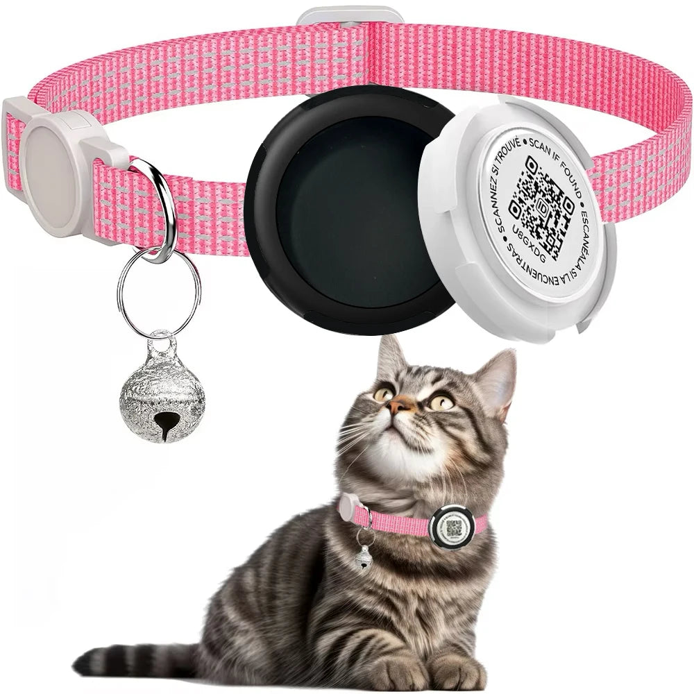 DualGuard™ AirTag & QR ID Cat Collar