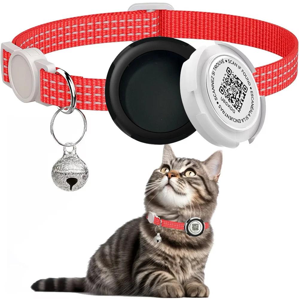 DualGuard™ AirTag & QR ID Cat Collar