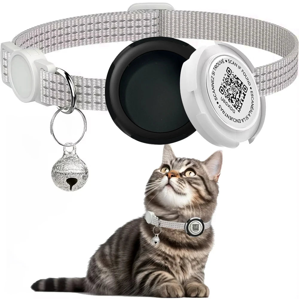 DualGuard™ AirTag & QR ID Cat Collar