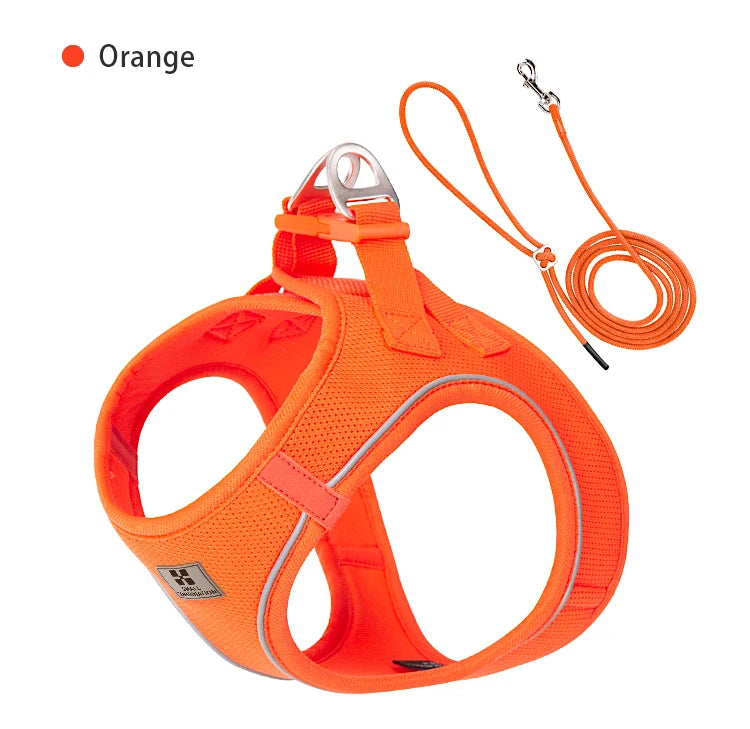 SoftStep™ Reflective Dog Harness & Leash Set