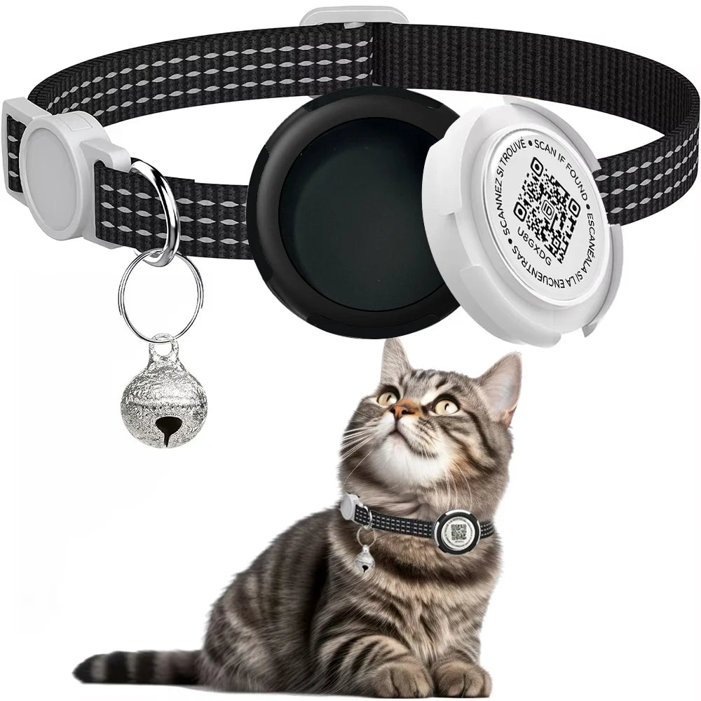 DualGuard™ AirTag & QR ID Cat Collar