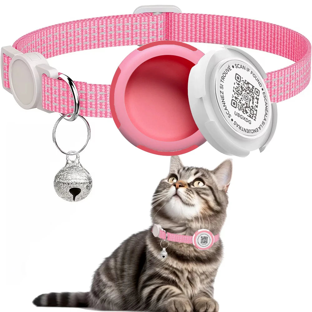 DualGuard™ AirTag & QR ID Cat Collar