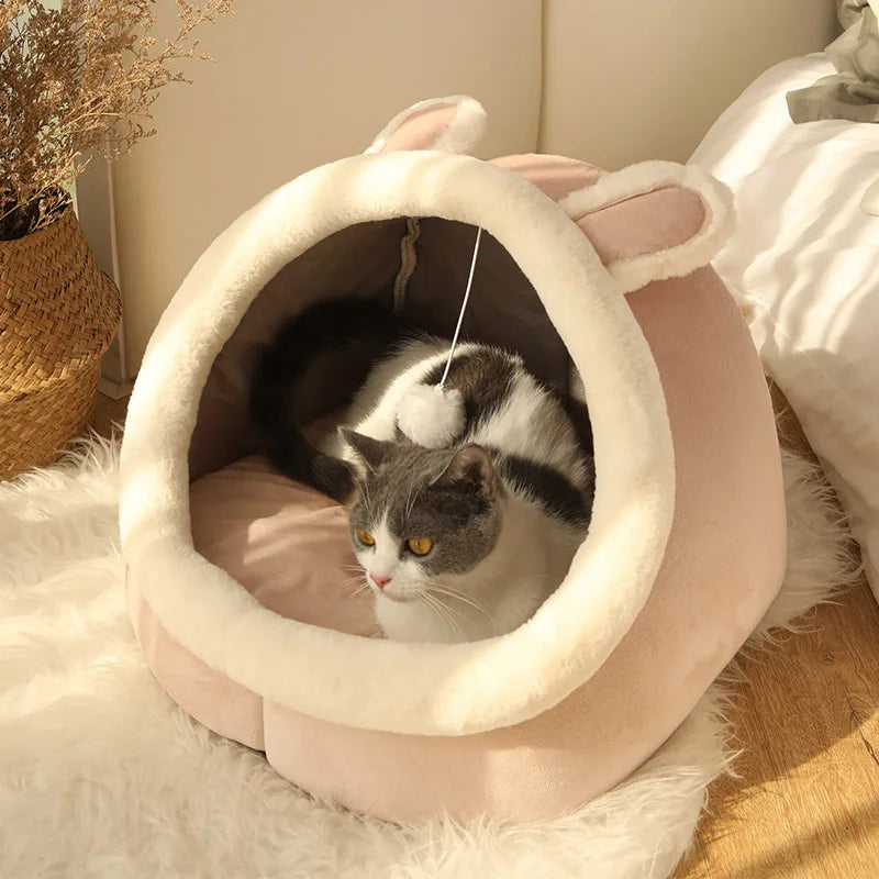 CozyNest™ Cat Cave Bed