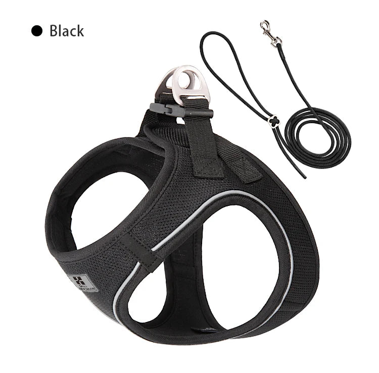 SoftStep™ Reflective Dog Harness & Leash Set