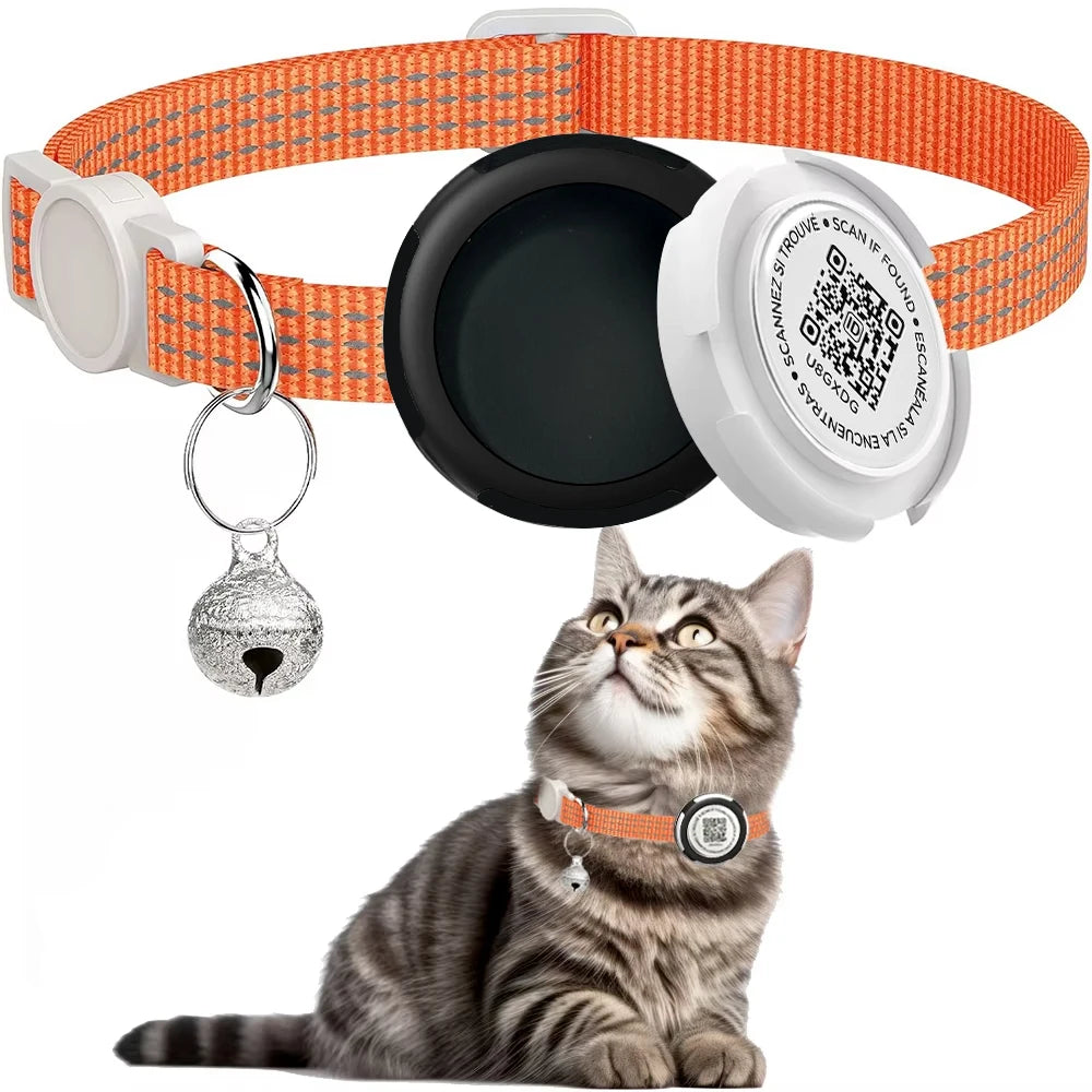 DualGuard™ AirTag & QR ID Cat Collar