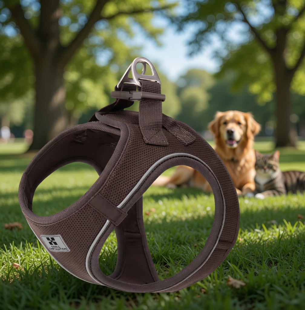 SoftStep™ Reflective Dog Harness & Leash Set
