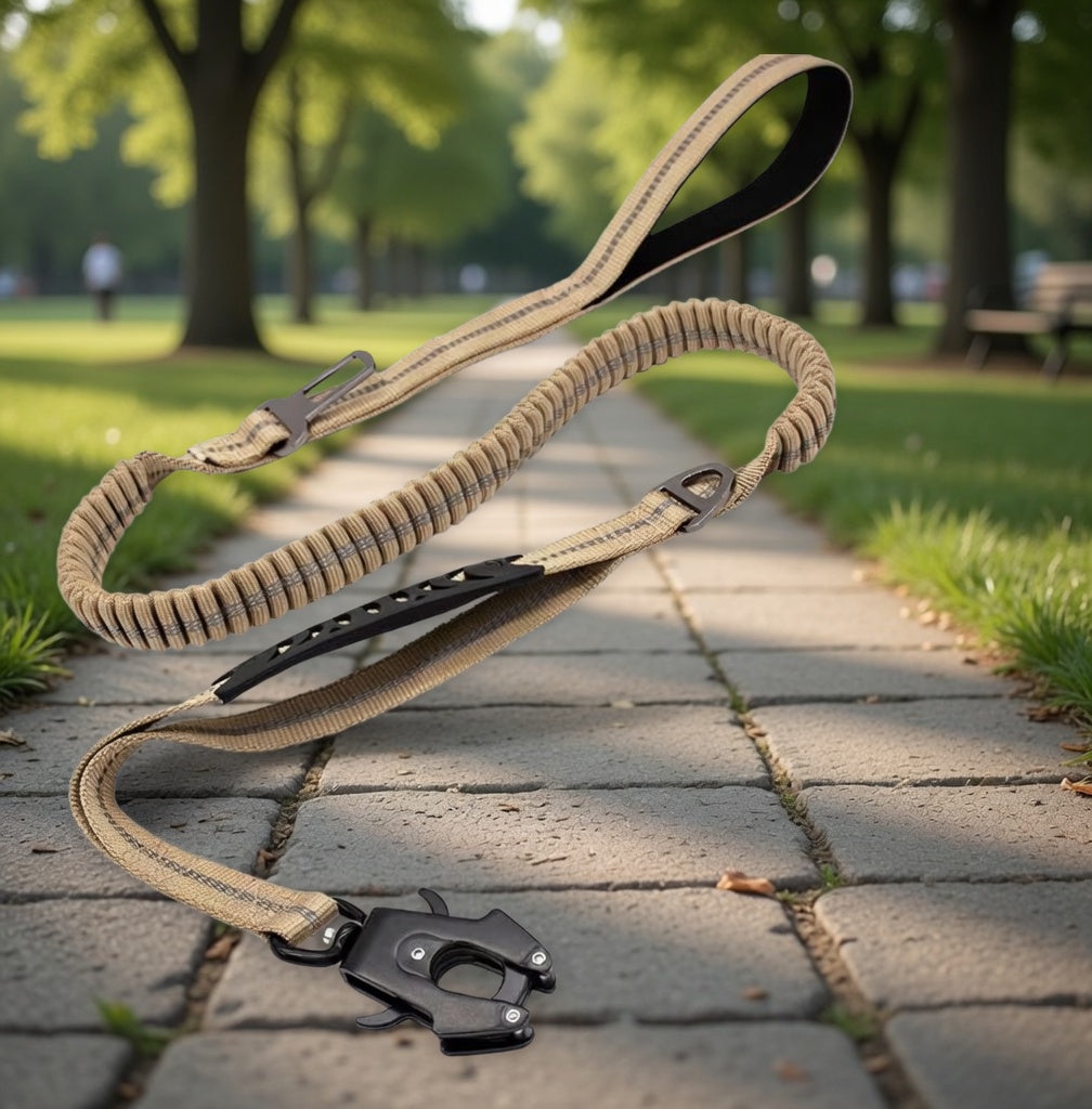 TactiLeash™ Reflective Bungee Dog Leash