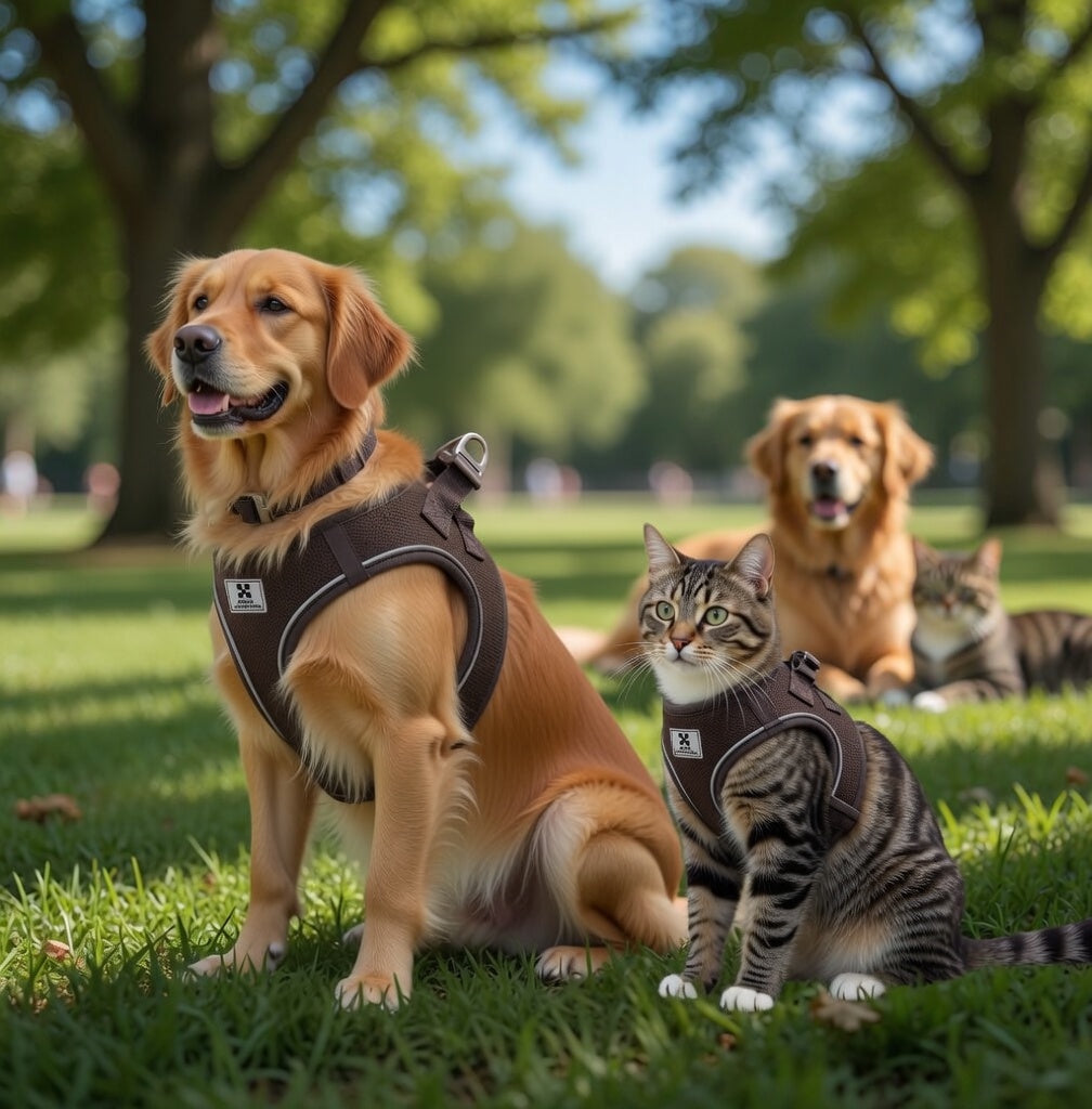 SoftStep™ Reflective Dog Harness & Leash Set
